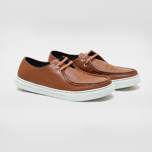 Leather Sneaker Thriller Tan