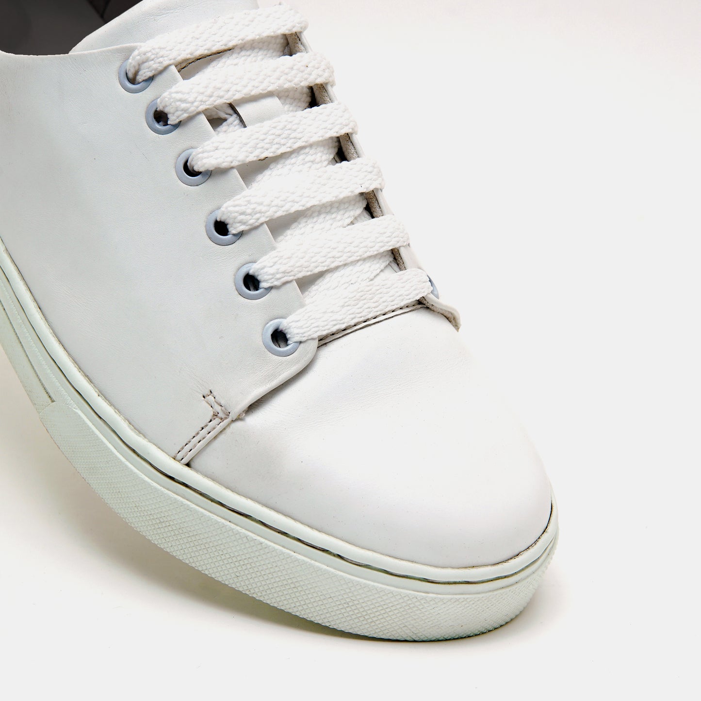 Leather Sneaker Laces White